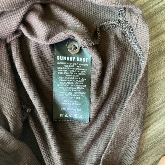 Aritzia Sunday Best Kara Crop Tank Brown XS - Picture 5 of 6